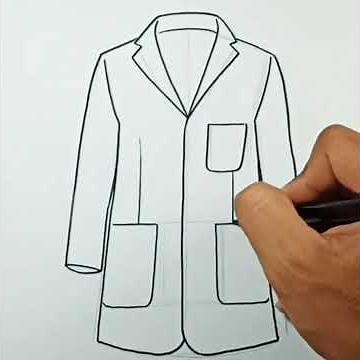How to draw Lab Coat #shorts