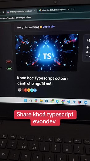 typescript evondev #laptrinh #it #cntt #evondev #typescript