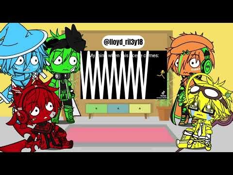 Color gang react to Animation VS Coding and yellow [Gacha & Stickman]