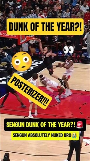 Sengun just CAUGHT A BODY😳😳