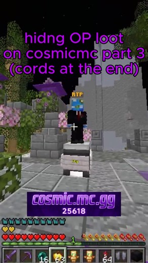 #minecraft #minecraftserver #minecraftsmp #minecraftpvp #minecraftchallenge #minecraftloot #gaming #fyp #foryou #cosmicmc #cosmicmcserver
