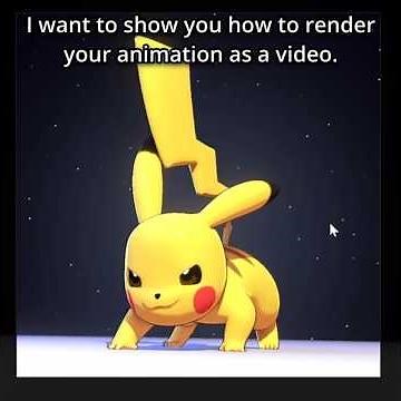 How to instantly render your animation as an MP4 video in Blender #tutorial #blender #animation