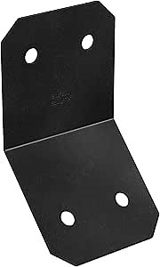 Simpson Strong-Tie APVKB45-6 Outdoor Accents Avant Collection ZMAX, Black Powder-Coated Knee Brace Connector for 6X