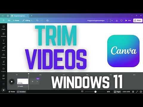 How to Trim Videos in Canva | Cut, Edit & Shorten Clips Easily (Canva tutorial for beginners)