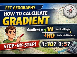 How to Calculate Gradient in Geography | FET Mapwork Skills