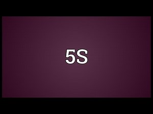 5S Meaning