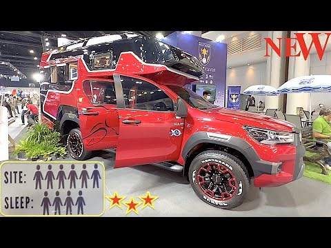 6 seats and 4 sleeping places Toyota Hilux RV NEW 2023 Auto Sleeper