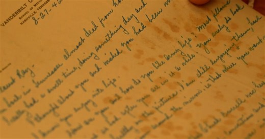 'Lovingly, Jane': 1940s Nashville love story preserved in pen and paper