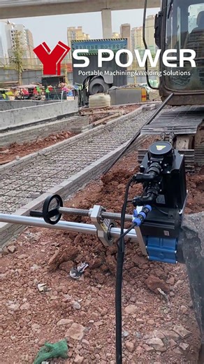 Excavator Repair Lineboring Machine S power#enginiring #machinerychannel #machine #lineboring