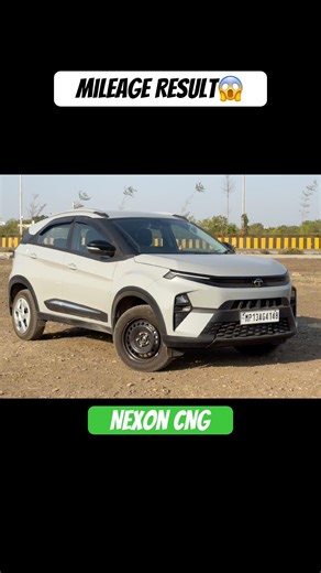 New Tata Nexon CNG Mileage Test #viral #automobile