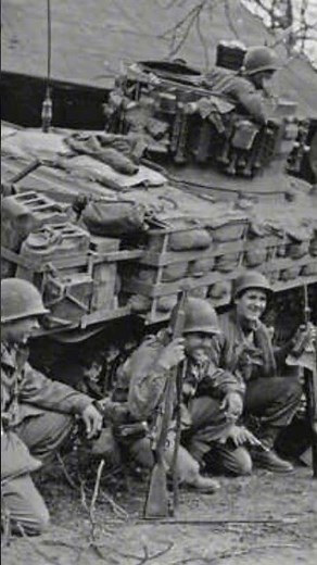 World War 2 Photo: 14th Armored Division M5 Stuart near Germersheim, Germany on 25 March 1945.#ww2