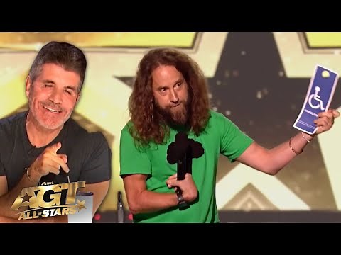 Comedian Josh Blue takes a SHOT at Simon Cowell!