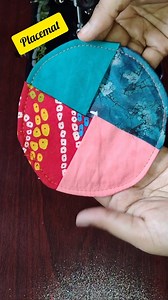 Easy placemat design✅ #sewingproject #patchwork #tipsandtrics #uniquedesign | Mukta's Activities