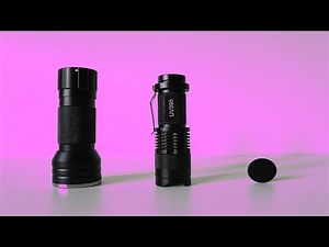 Difference between 365nm and 395nm Uv Flashlights