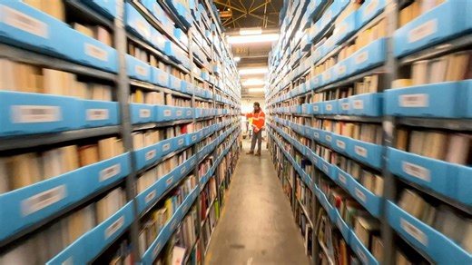 Inside the Wallingford home of four million second-hand books
