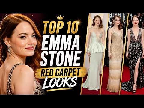 Emma Stone’s Top 10 Red Carpet Looks That Stunned the World ✨ | Best Fashion Moments