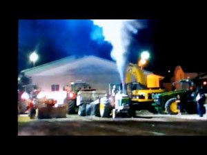 Clutch explosion tractor pulling
