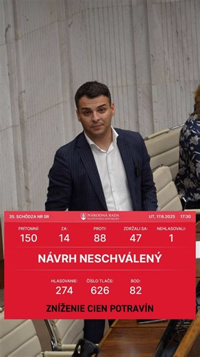❌ĎALŠÍ DÔKAZ O TOM, AKO VLÁDNA KOALÍCIA REZIGNOVALA NA POMOC ĽUĎOM❌ Predkladali sme návrhy, ktoré mohli pomôcť ľuďom v čase veľkého zdražovania. Vláda bohužiaľ bola proti. Proti však boli aj kolegovia z PS, SaS a Demokratov.👎