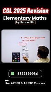 10K views · 247 reactions | APSSB CGL 2025 Revision | APSSB Maths...