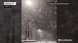 7.1K views · 127 reactions | The first of a series of expected winter storms targeted the Southwest today, bringing snow to mountainous areas of Utah. https://bit.ly/2McTVlD | AccuWeather | Facebook