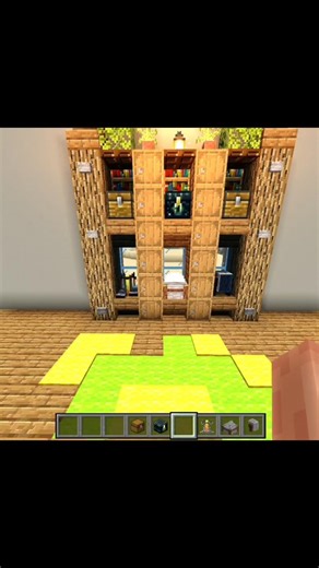 Cozy Hidden Storage Wall ✨ | Minecraft Aesthetic Build #minecraft #shorts