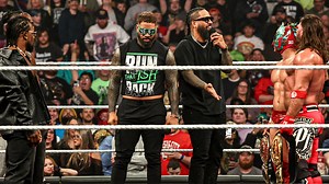 Moments after AJ Styles and Dragon Lee successfully defend their World Tag Team Title against The War Raiders, The Usos reunite and step into the title picture. #WWERAW | WWE