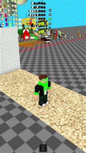 If a wall is 1 stud thick, you can simply just walk around it. #roblox
