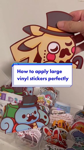 How to Apply Large Vinyl Stickers Perfectly