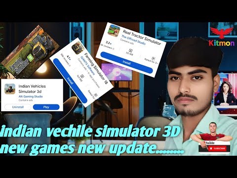 Indian Vehicles Simulator 3D New Update 🔥 | Farming Simulator & Real Tractor Game Review..| trending