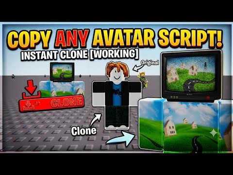 Roblox avatar copy script | roblox clone script | #roblox #robloxscripts #scripts #robloxgames #game