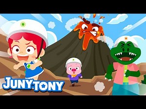 🌋Volcano Adventure | Adventure Songs for Kids | Preschool Songs | JunyTony