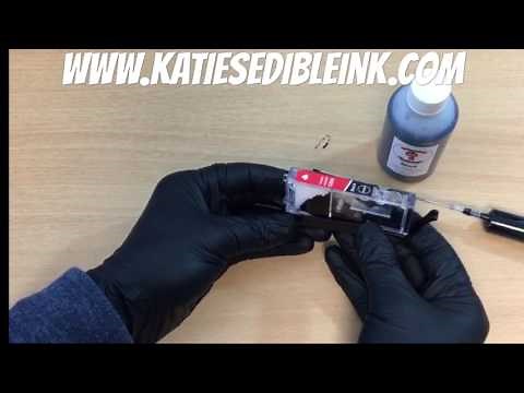 How to Refill A Katie's Canon Edible Ink Cartridge