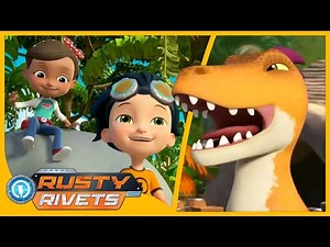 Rusty and Ruby Discover Dino Island and MORE | Rusty Rivets Episodes | Cartoons for Kids