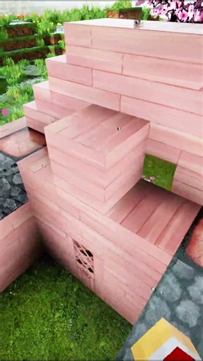 Minecraft cherry house🏠 #shorts #minecraft #gaming