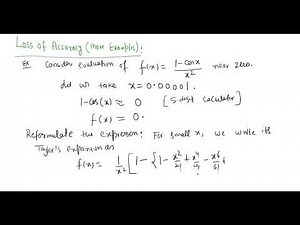 Lecture 4: Floating Point Arithmetic and Errors