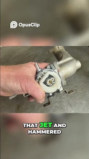 Snowblower Carburetor Repair Unbelievable Jet Hammered In