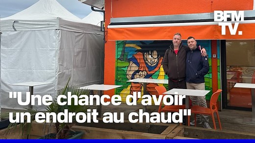 ROBIN DE BFM - Face aux nuits froides, ce restaurateur héberge des sans-abris sur sa terrasse