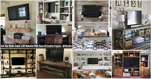 Give Your Media Center a DIY Makeover With These 10 Creative Projects