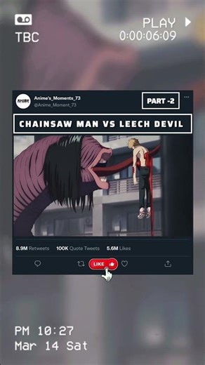 (PART -2) KON🔥💯 AKI ENTRY CHAINSAW MAN HINDI DUBB #shortsfeed #anime #chainsawman #shortvideo #aki