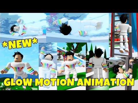 *NEW* GLOW MOTION Animation Pack Codes *FREE* in Brookhaven 🏡RP | ROBLOX