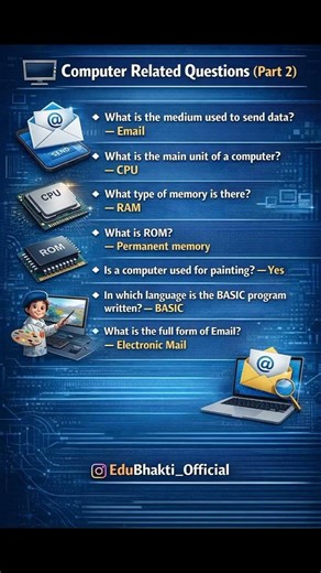 Basic Computer Questions & Answers | Part 2