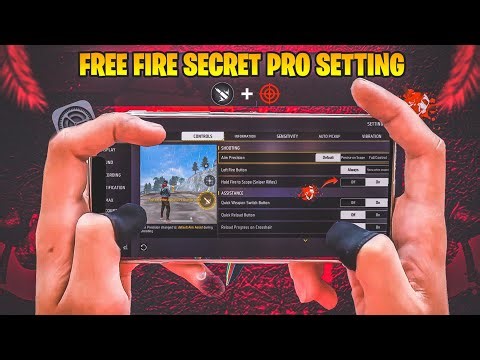 Free Fire Pro Setting [ Secret ] Sensitivity + Fire Button Size | New Headshot Setting ~