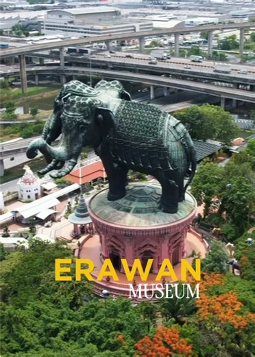 Stepping into a world of myth and masterclass architecture at The Erawan Museum 📍A must-visit near Bangkok ‼️ . #พิพิธภัณฑ์ช้างเอราวัณ #สมุทรปราการ #erawanmuseum #ช้างเอราวัณ #thailand