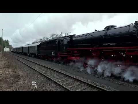 🚂 01 1104 macht Dampf bei Cornberg!