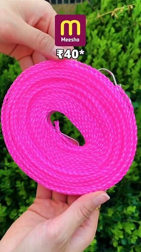Comment for link 😍🔗 anti slip clothes line rope #clothesrope #dryingrope #homeessentials #budgetfinds #viralhomeproduct #affordablefinds #smartliving #reelshopping #usefulproduct #smallspaceideas | HomeyFinds