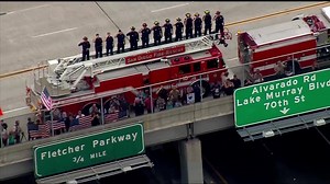 376K views · 15K reactions | San Diego Fire-Rescue crews honor fallen...