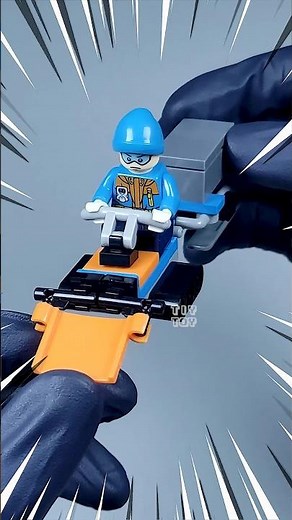🚨 MOC Snow Mobile Rescue: Full DIY Tutorial Building Block #legocity #tutorial #lego