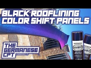 Black Rooflining and Rust-Oleum Color Shifting Paint for a VW POLO | The Germanese CPT