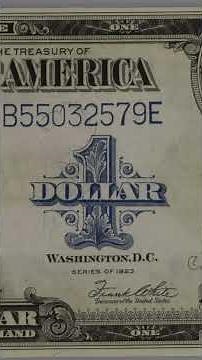 The Last Large-Size $1 Note! 1923 Silver Certificate Explained