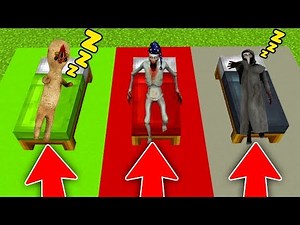 DO NOT CHOOSE THE WRONG SCP BED in MINECRAFT! (SCP 096, SCP 173, SCP 049)